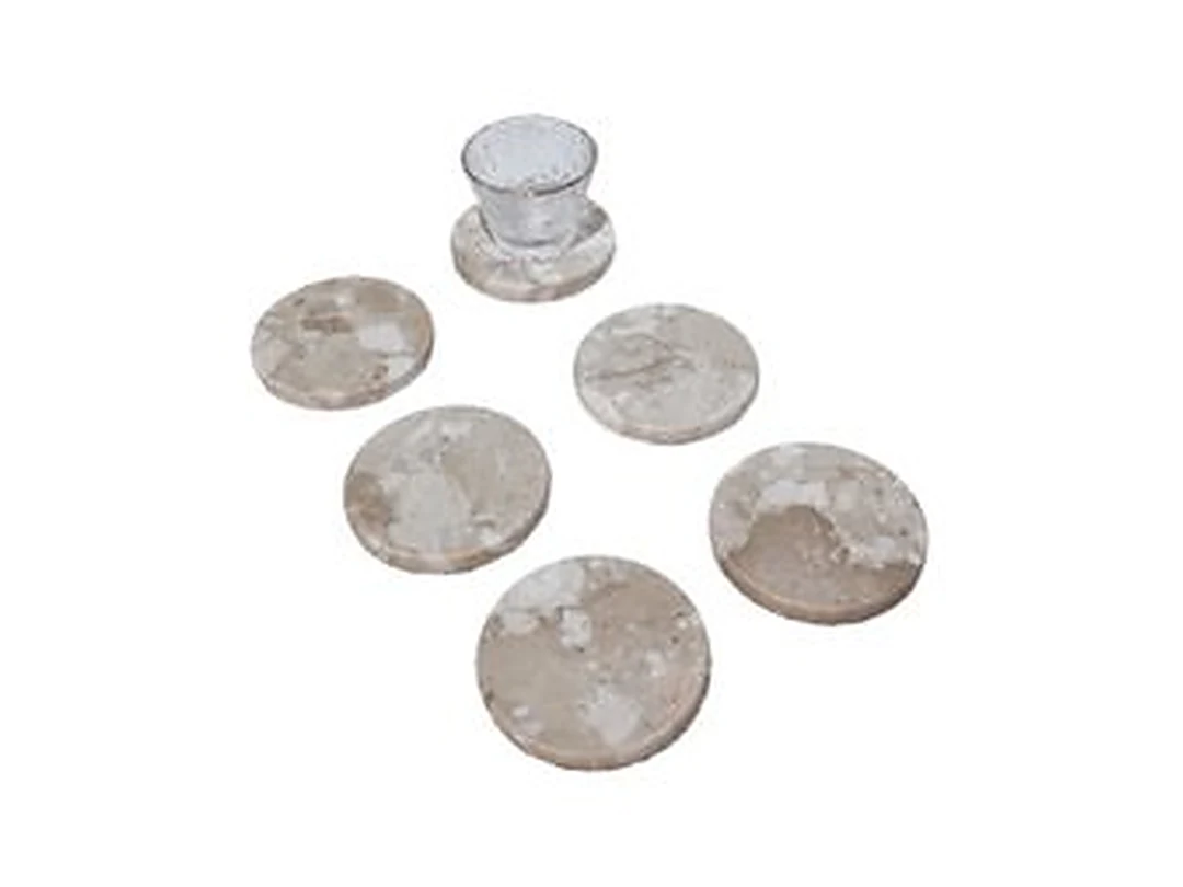 Strata Travertine Bath Object
