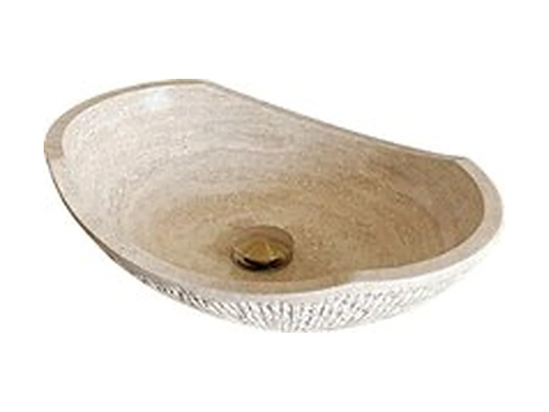 Sable Brown Petrified Wood Basin