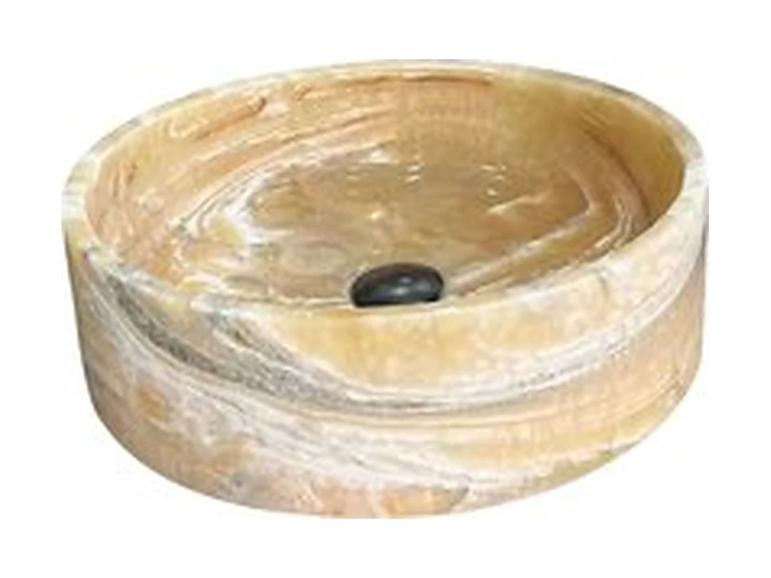 Enna Yellow Onyx Basin