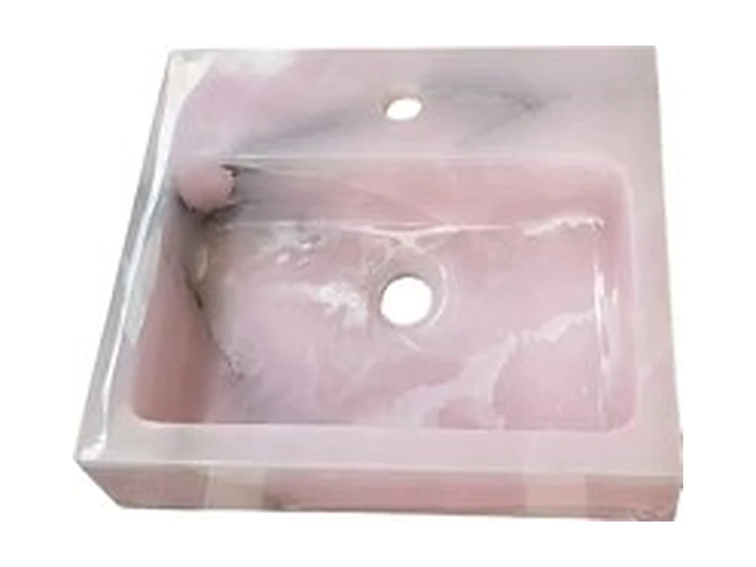 Nera Pink Onyx Basin
