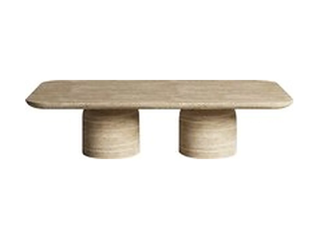 Lithos Travertine Coffee Table