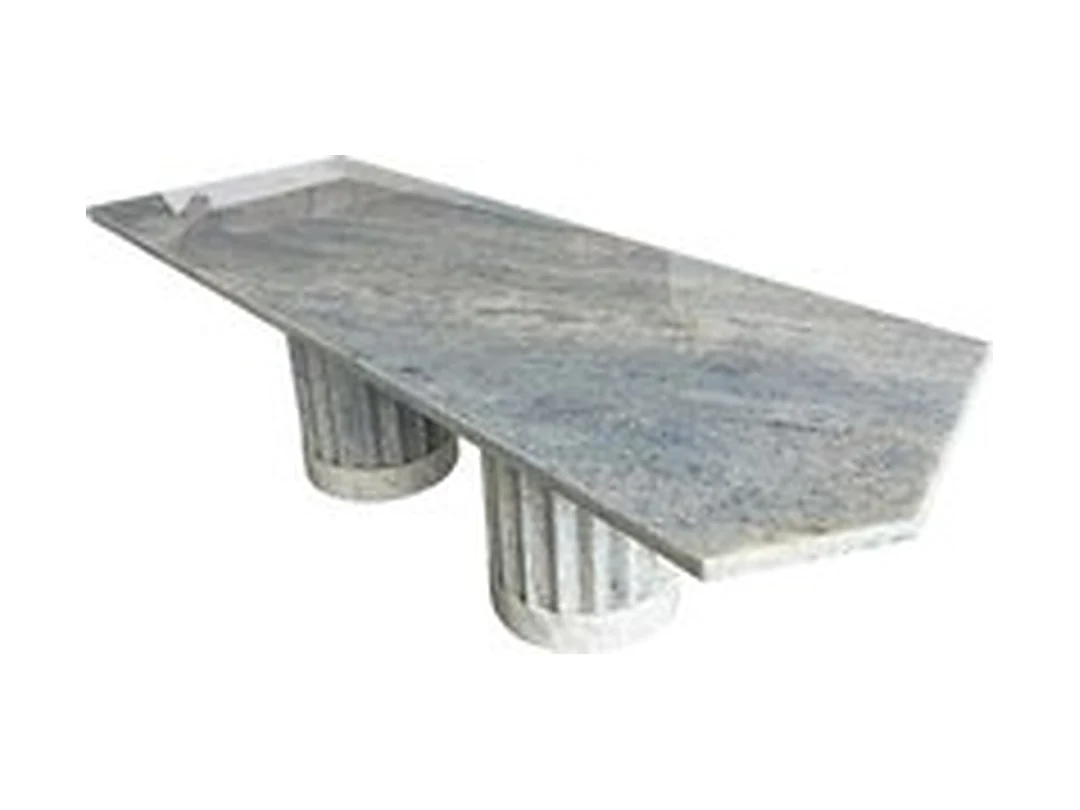 Arris Blue Crystal Dining Table