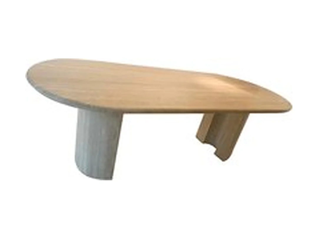 Cava Travertine Dining Table
