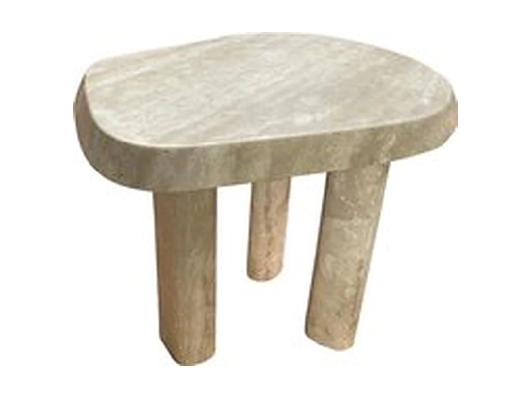 Umbra Travertine Side Table