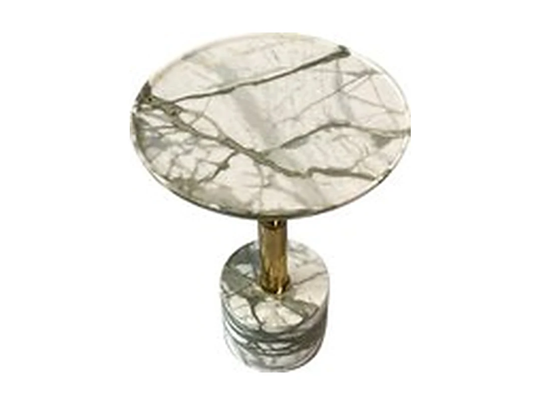 Ionia Orchid White Side Table