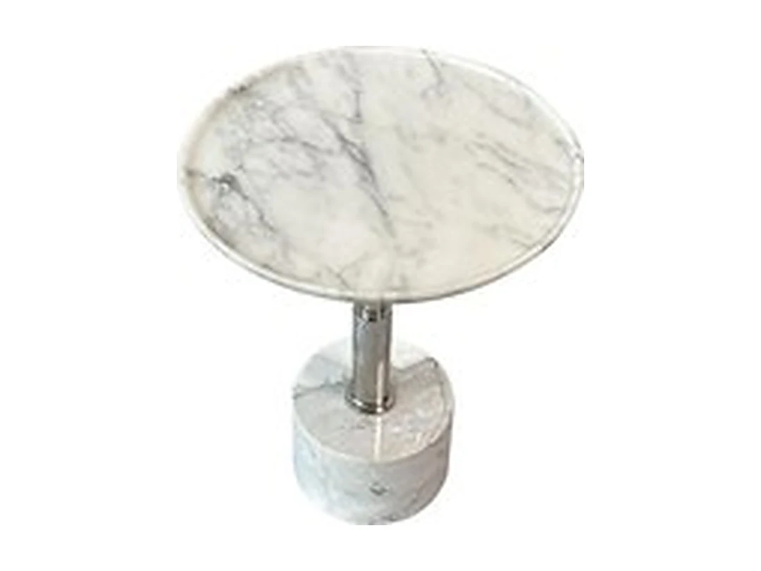 Aurelia Carrara Venato Side Table