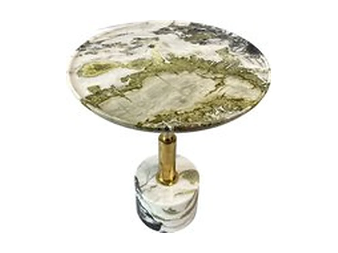 Strata Ice Jade Side Table