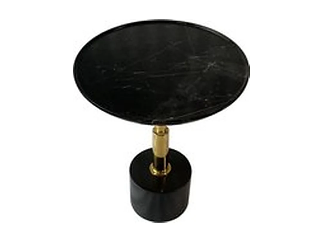Lithos Nero Marquina Side Table