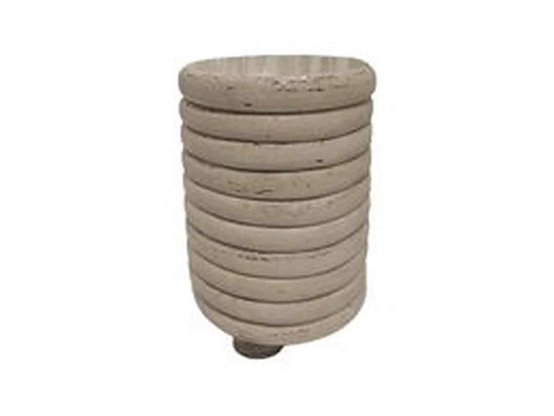 Novara Travertine Side Table